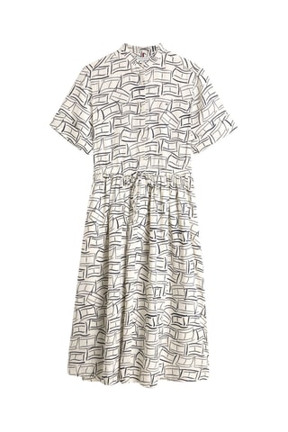 Robe chemise en lin - Ecru