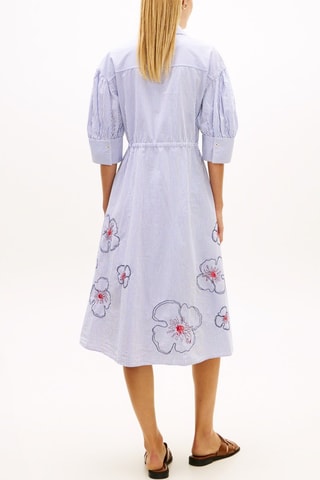 Robe chemise en coton biologique - Ciel