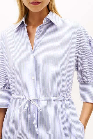 Robe chemise en coton biologique - Ciel