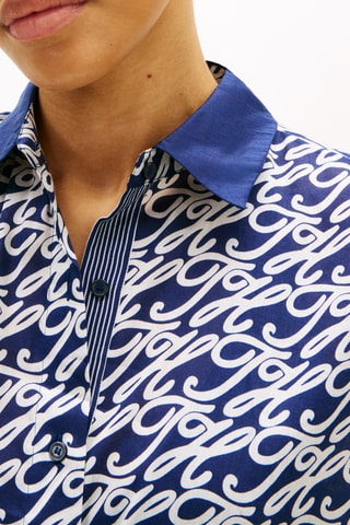 Robe chemise - Bleu marine
