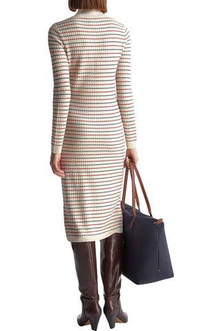 Robe pull en laine et cachemire - Ecru