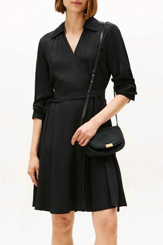 Robe portefeuille - Noir