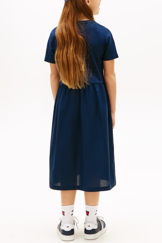 Robe relaxed en coton biologique - Bleu marine