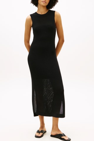 Robe fourreau en coton biologique - Noir