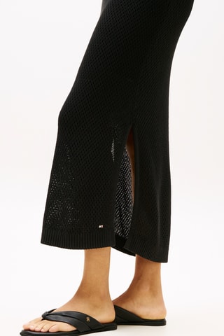Robe fourreau en coton biologique - Noir