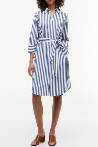 Robe droite en coton biologique - Blanc