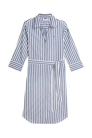Robe droite en coton biologique - Blanc