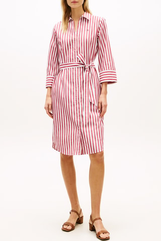Robe droite en coton biologique - Blanc