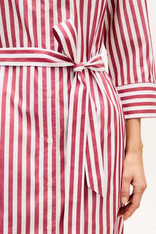 Robe droite en coton biologique - Blanc