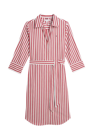 Robe droite en coton biologique - Blanc