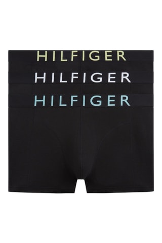 3 boxers en coton biologique - Noir