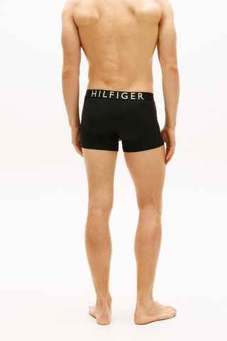 3 boxers en coton biologique - Noir