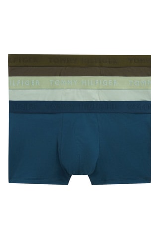 3 boxers - Kaki, vert clair et bleu