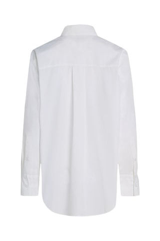 Chemisier oversize en coton biologique - Blanc