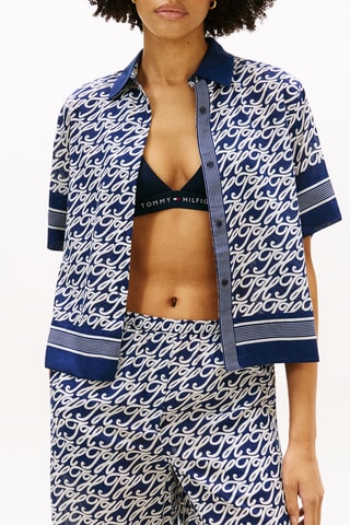 Chemisier relaxed - Bleu marine