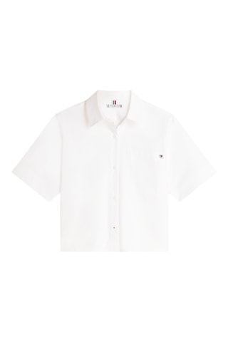 Chemisier en coton biologique - Blanc