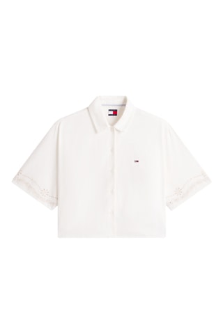 Chemisier relaxed court - Blanc