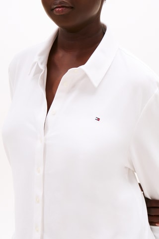 Chemisier slim - Blanc