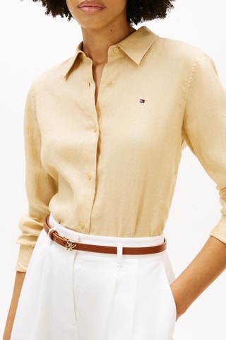 Chemisier relaxed en lin - Beige