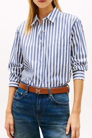 Chemisier oversize en coton biologique - Ecru