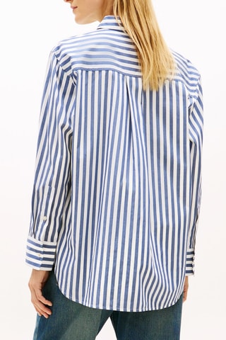 Chemisier oversize en coton biologique - Ecru