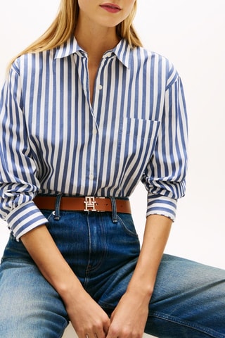 Chemisier oversize en coton biologique - Ecru