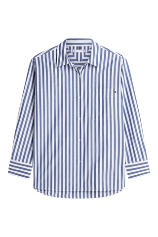 Chemisier oversize en coton biologique - Ecru