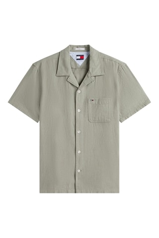 Chemise regular en lin - Vert d’eau
