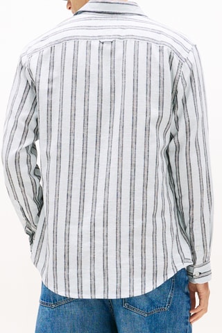 Chemise regular en lin - Ciel