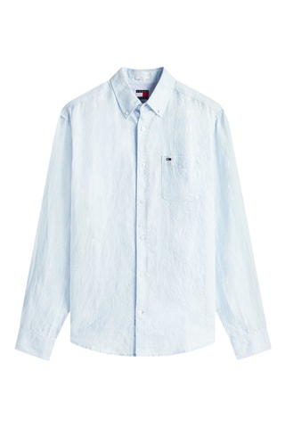 Chemise regular en lin - Ciel