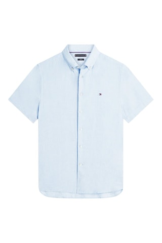 Chemise regular en lin - Ciel
