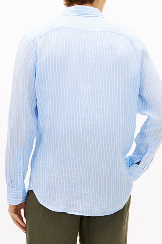 Chemise regular en lin - Ciel