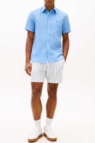 Chemise regular en lin - Ciel