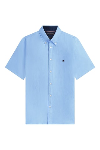 Chemise regular en lin - Ciel