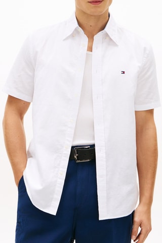 Chemise regular en lin - Blanc