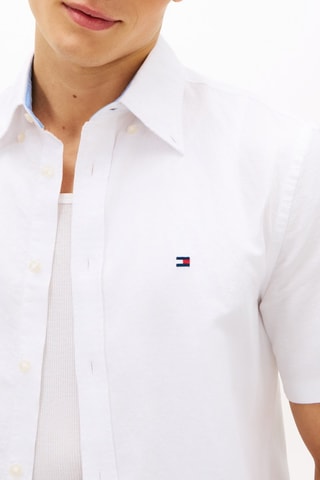 Chemise regular en lin - Blanc