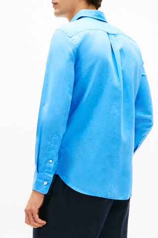 Chemise regular en lin - Ciel