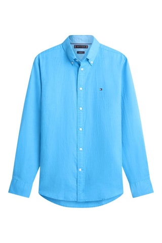 Chemise regular en lin - Ciel