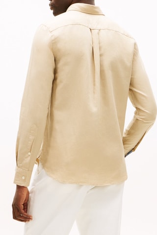 Chemise regular en lin - Beige