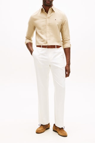 Chemise regular en lin - Beige