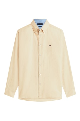 Chemise regular en lin - Beige