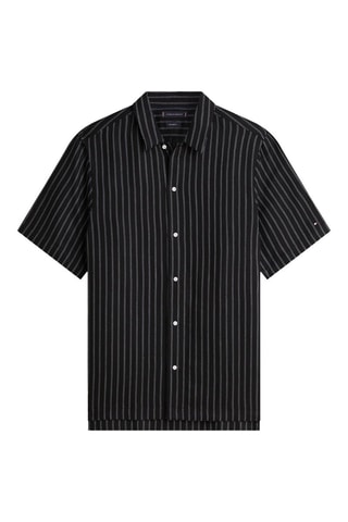 Chemise relaxed en lin - Noir