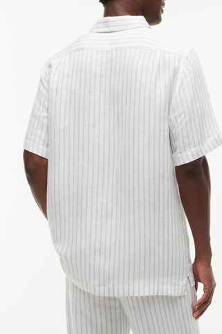 Chemise relaxed en lin - Blanc