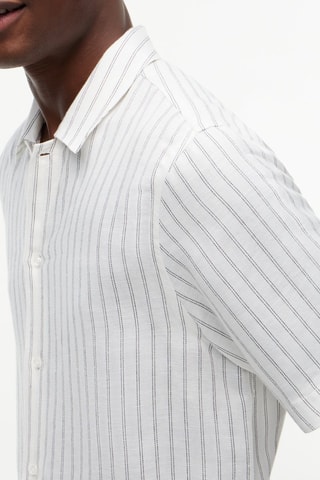 Chemise relaxed en lin - Blanc