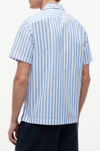 Chemise regular - Bleu et blanc
