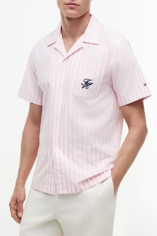 Chemise regular - Rose et blanc
