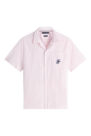 Chemise regular - Rose et blanc