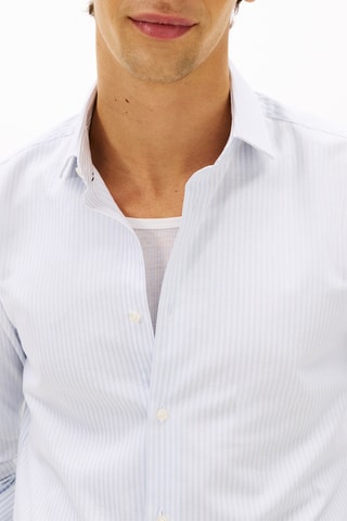Chemise slim - Ciel