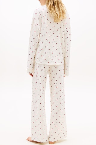 Chemise de pyjama en coton biologique - Ecru