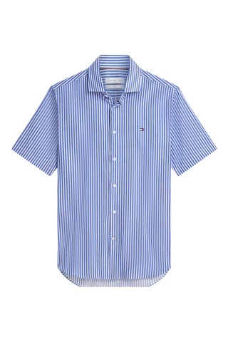 Chemise - Bleu cobalt et blanc